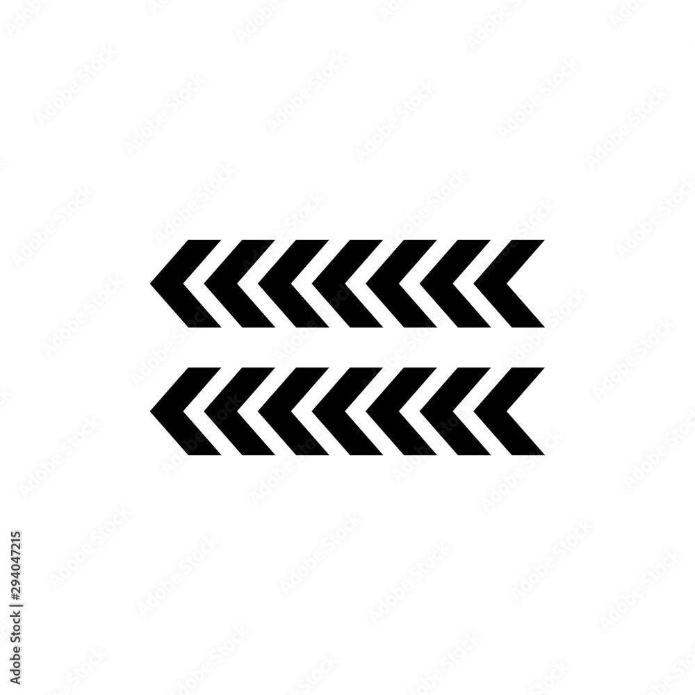 arrow icon vector trendy flat design