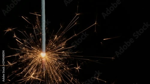 Wallpaper Mural Christian sparklers, Bengal lights on black background. Firework sparkler burning on dark background. Closeup  Torontodigital.ca