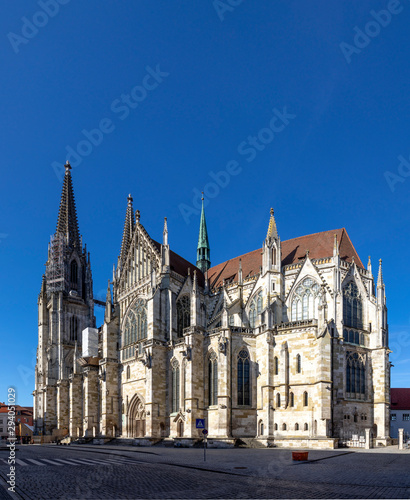 Fototapeta Naklejka Na Ścianę i Meble -  Regensburg Cathedral St. Peter, Germany