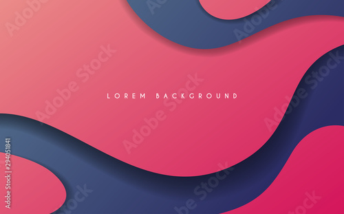 Abstract geometric fluid shape background