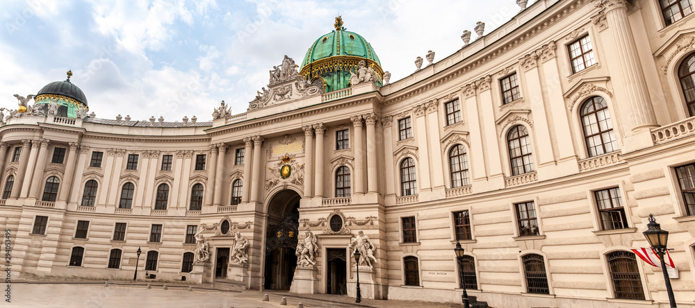 Hofburg palace on St. Michael square (Michaelerplatz), Wien Vienna, Austria