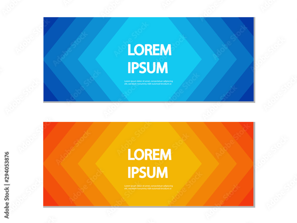 Naklejka premium vector design banner template for website and Web Header Banner with space for text , banner, cover, technology 