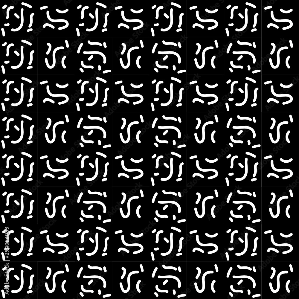 Black and white pattern Black and white pattern