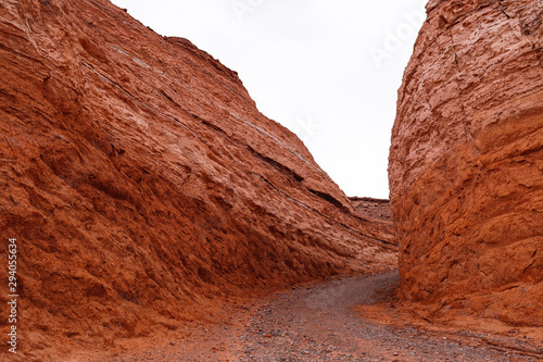 View of the landscape of the Atacama Desert. The rocks of the Mars Valley (Valle de Marte) and Cordillera de la Sal, Atacama Desert, Chile © Marco Ramerini