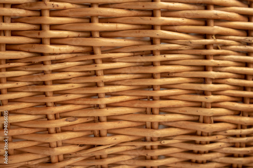 Wicker basket texture. Background nature pattern wood