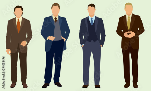 Business Men in Suits
