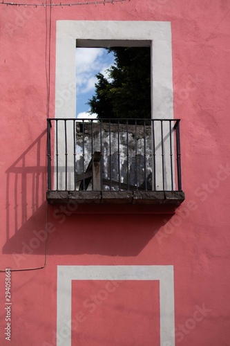 Quadro em tela Balcón centro histórico de Puebla México