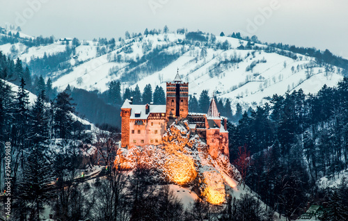 bran or Dracula castle in Romania