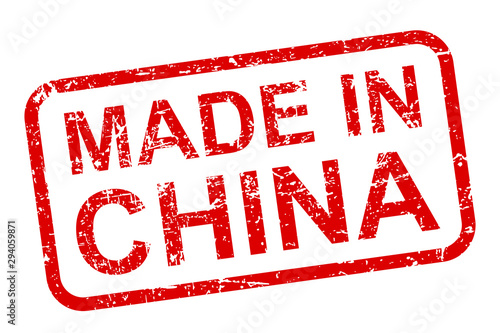 Photography Made in China stamp icon sign – stock vector