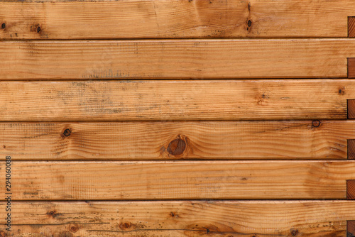 Brown old wooden boards. Natural background