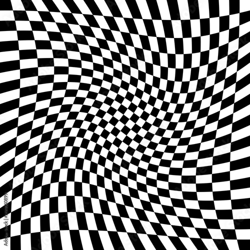 Banner stranded seamless chessboard, checkered background – stock vector