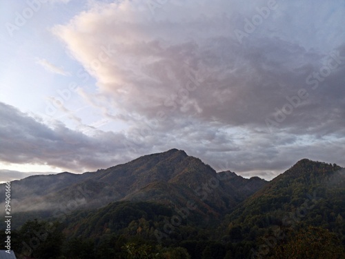 Clouds over mountains - Cozia 