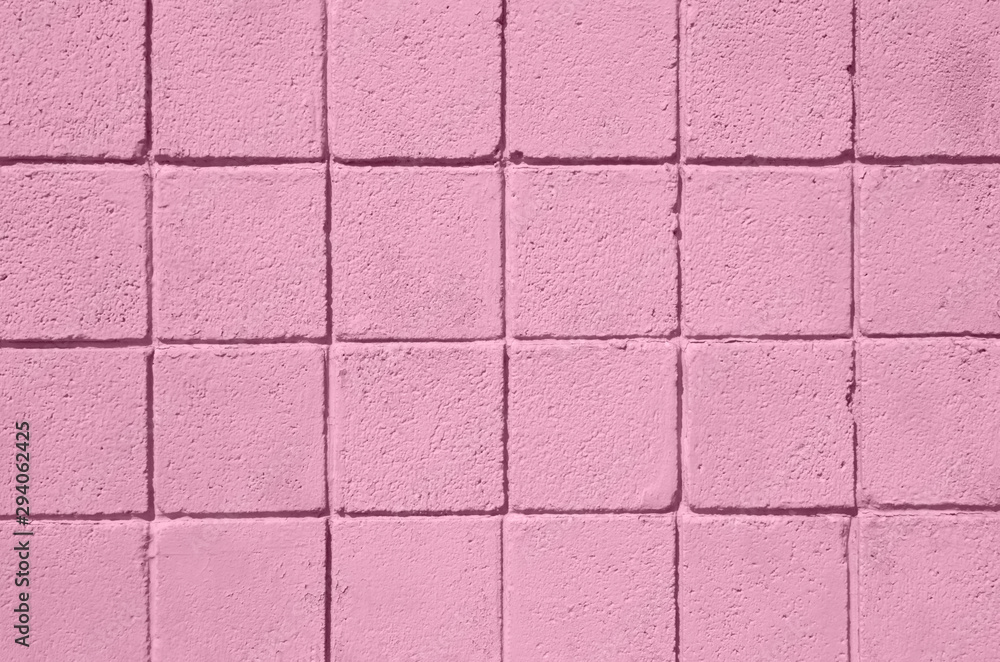 Fototapeta premium Wall pink background.