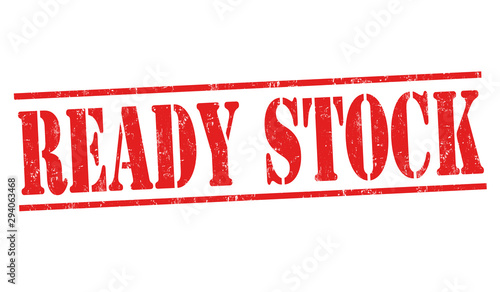 Ready stock sign or stamp