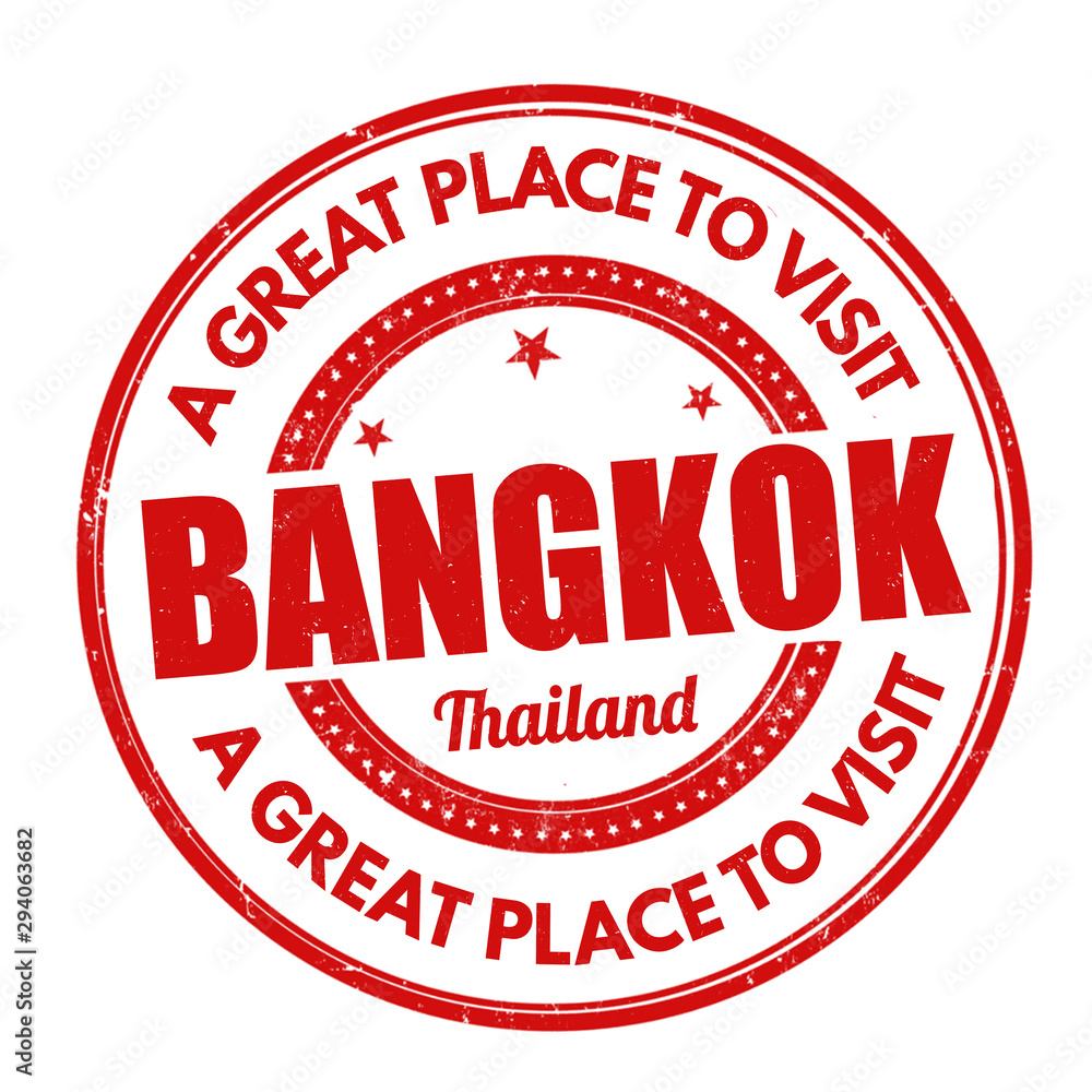 Bangkok sign or stamp