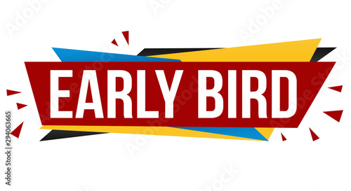 Early bird banner design