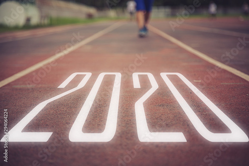 Athletes are walking to 2020 to start the new year.