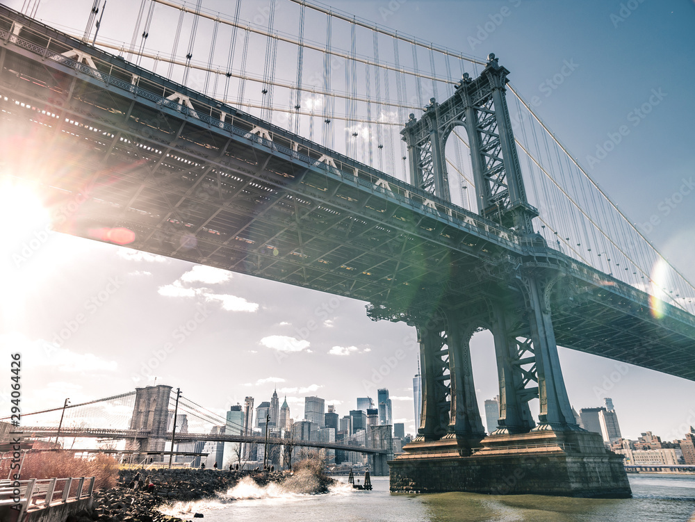 Fototapeta premium puente de manhattan