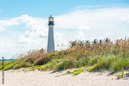 Cape Florida Lighthouse, Key Biscayne, Miami, Florida, USA photo