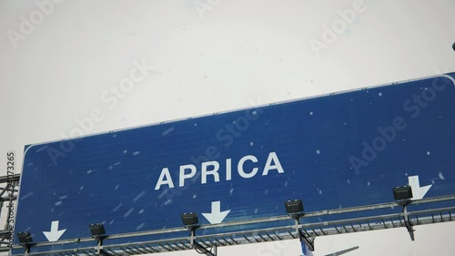 Airplane Landing Aprica in Christmas
