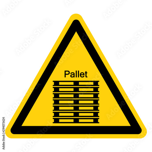 Warning Stack Corretly Symbol Sign, Vector Illustration, Isolate On White Background Label. EPS10