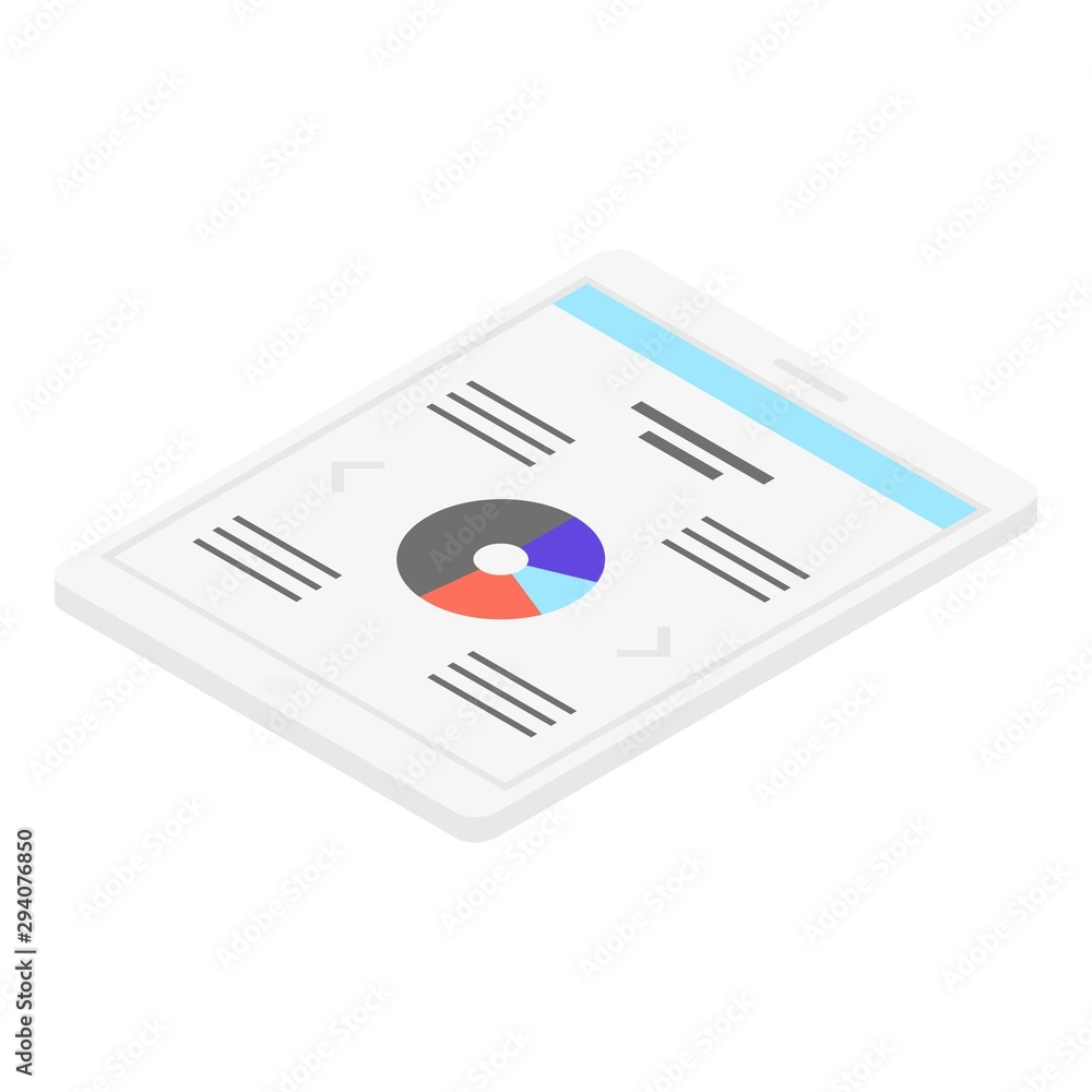 Graphic tablet icon. Isometric of graphic tablet vector icon for web design isolated on white background Graphic tablet icon. Isometric of graphic tablet vector icon for web design isolated on white background
