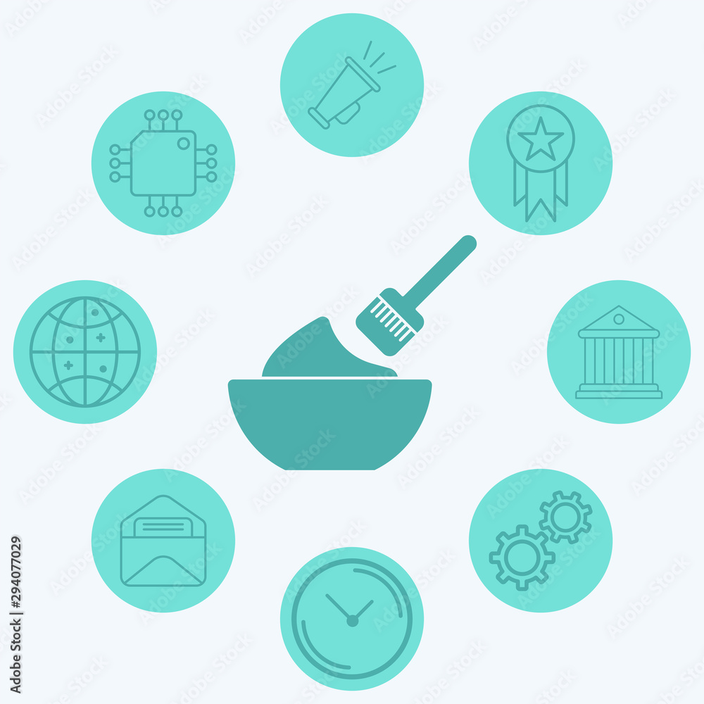 Dye vector icon sign symbol Dye vector icon sign symbol