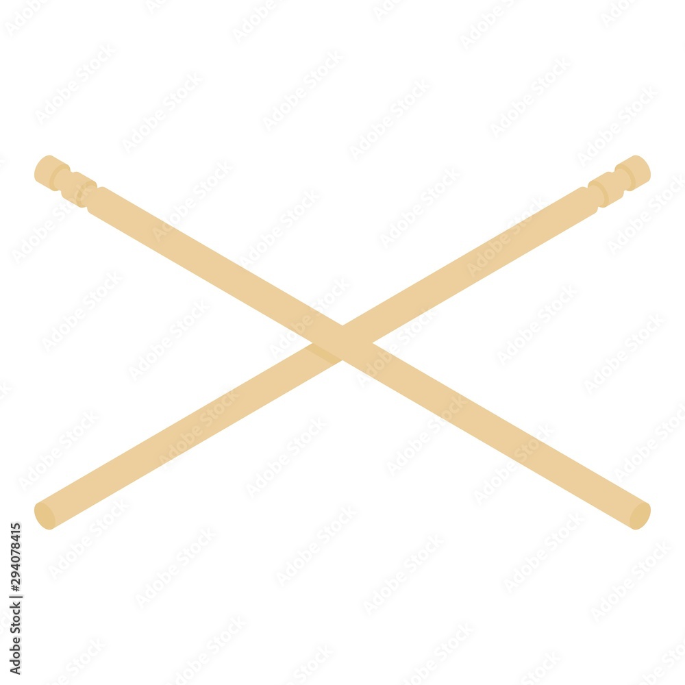 Chopsticks icon. Isometric of chopsticks vector icon for web design isolated on white background Chopsticks icon. Isometric of chopsticks vector icon for web design isolated on white background