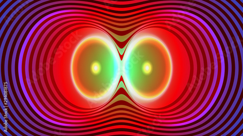 Echo sound wave abctrct background