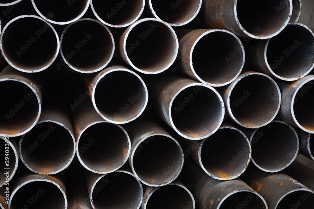 background of pipes with symmetrical diameters background of pipes with symmetrical diameters