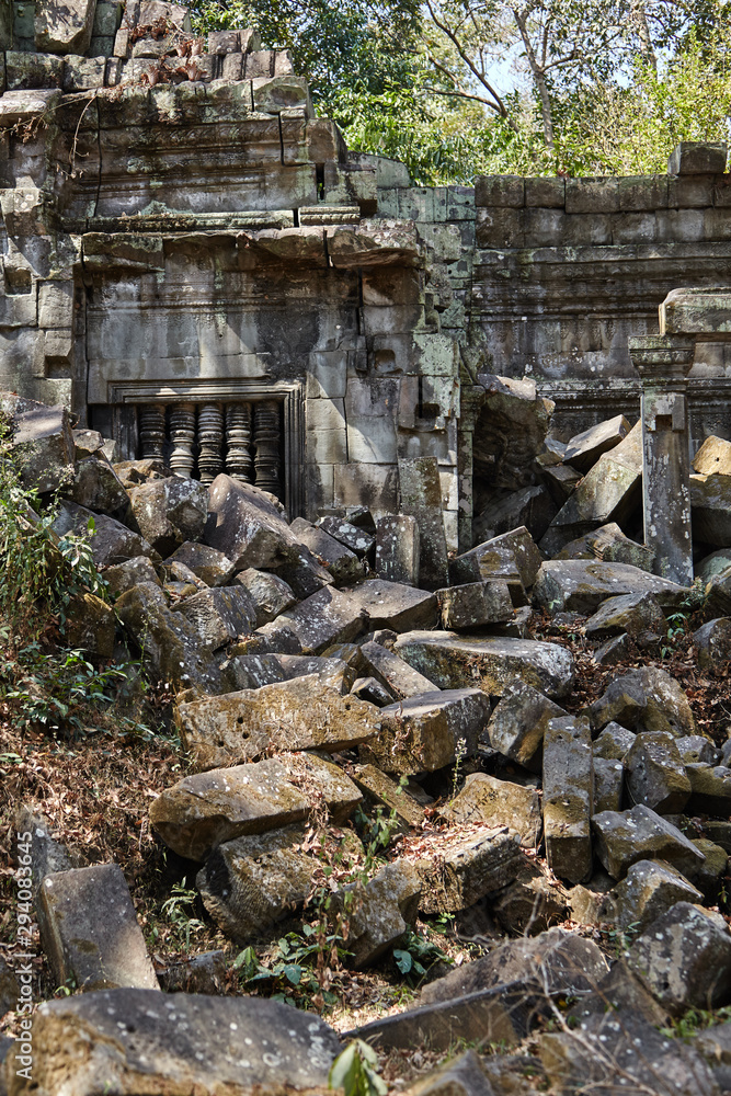 Beng Mealea is a famous landmark in Cambodia. Beng Mealea is a famous landmark in Cambodia.
