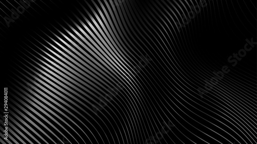 Fototapeta Sound wave rhythm surface