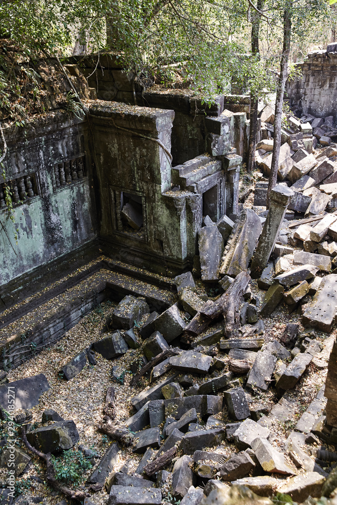 Beng Mealea is a famous landmark in Cambodia. Beng Mealea is a famous landmark in Cambodia.
