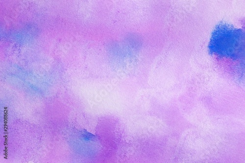 水彩・紫・背景素材
