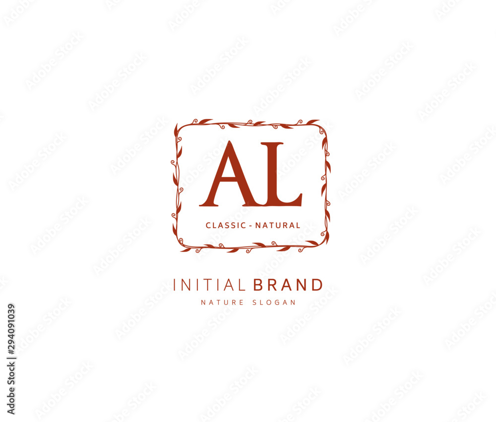 A L AL Beauty vector initial logo, handwriting logo of initial signature, wedding, fashion, jewerly, boutique, floral and botanical with creative template for any company or business. A L AL Beauty vector initial logo, handwriting logo of initial signature, wedding, fashion, jewerly, boutique, floral and botanical with creative template for any company or business.