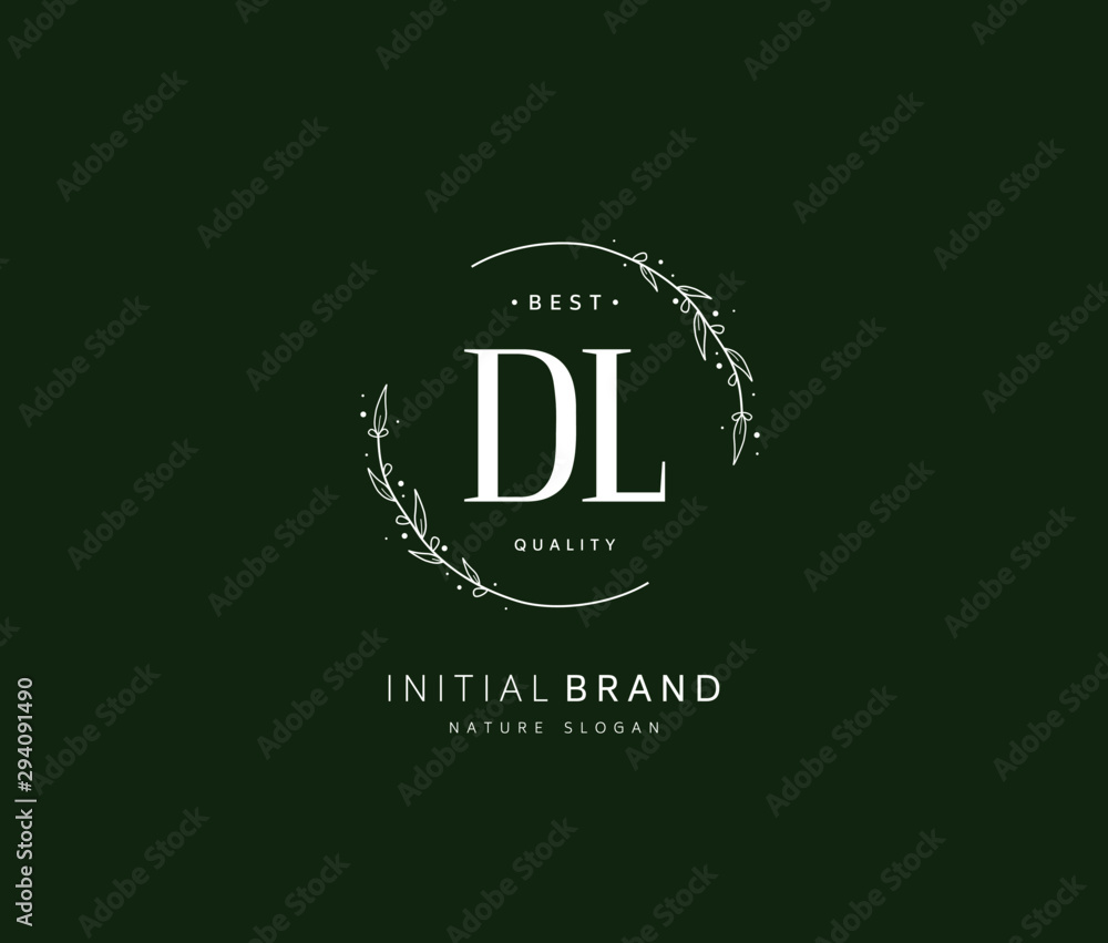 D L DL Beauty vector initial logo, handwriting logo of initial signature, wedding, fashion, jewerly, boutique, floral and botanical with creative template for any company or business. D L DL Beauty vector initial logo, handwriting logo of initial signature, wedding, fashion, jewerly, boutique, floral and botanical with creative template for any company or business.