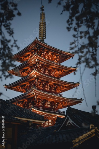 japan night city view