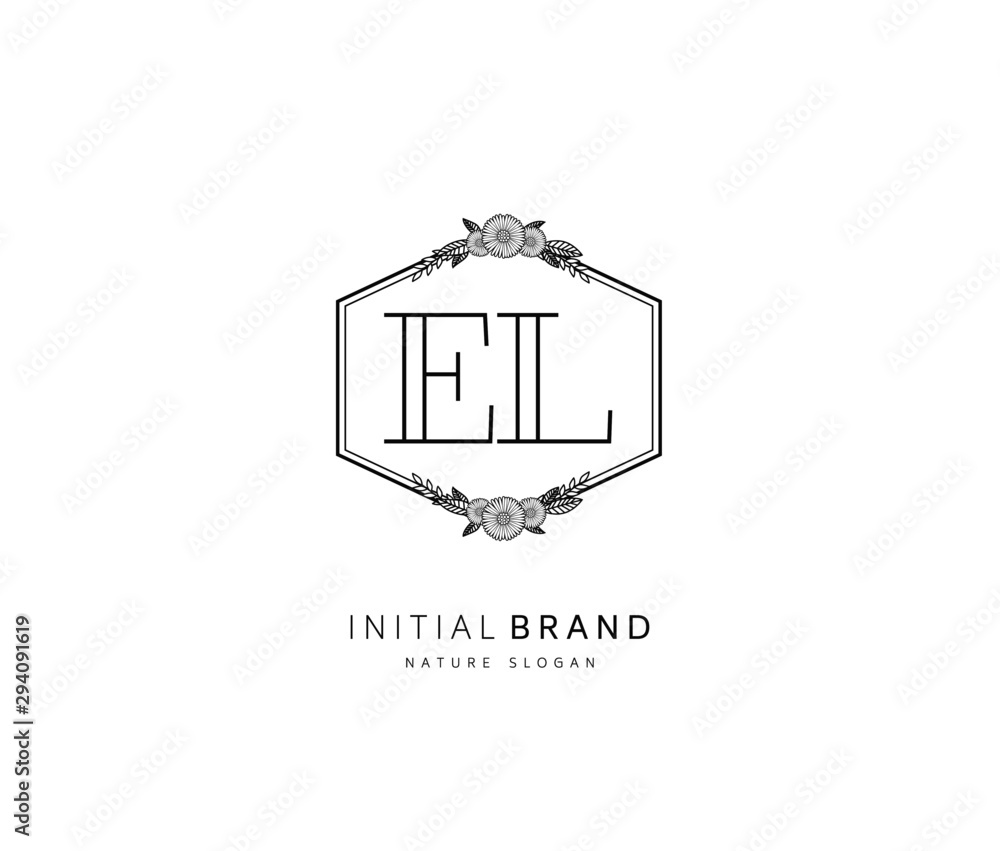 E L EL Beauty vector initial logo, handwriting logo of initial signature, wedding, fashion, jewerly, boutique, floral and botanical with creative template for any company or business. E L EL Beauty vector initial logo, handwriting logo of initial signature, wedding, fashion, jewerly, boutique, floral and botanical with creative template for any company or business.