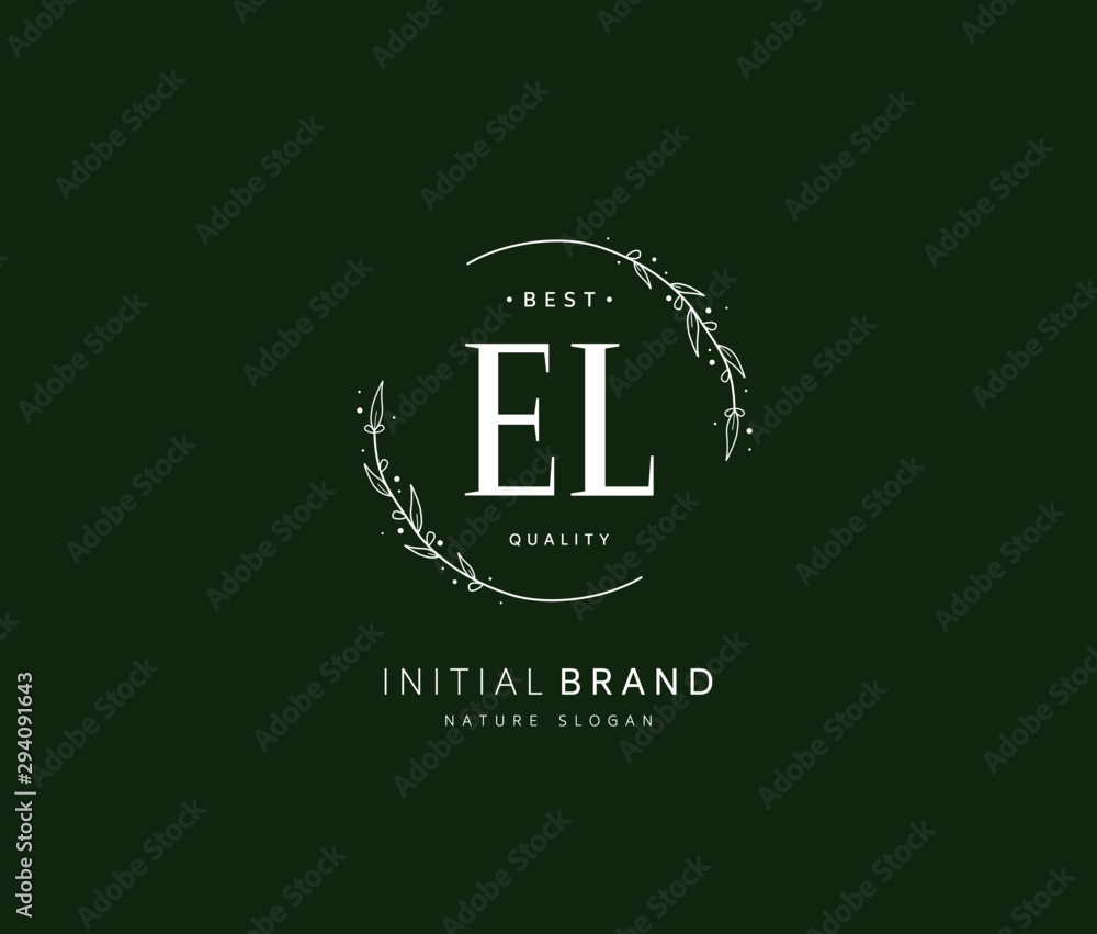 E L EL Beauty vector initial logo, handwriting logo of initial signature, wedding, fashion, jewerly, boutique, floral and botanical with creative template for any company or business. E L EL Beauty vector initial logo, handwriting logo of initial signature, wedding, fashion, jewerly, boutique, floral and botanical with creative template for any company or business.