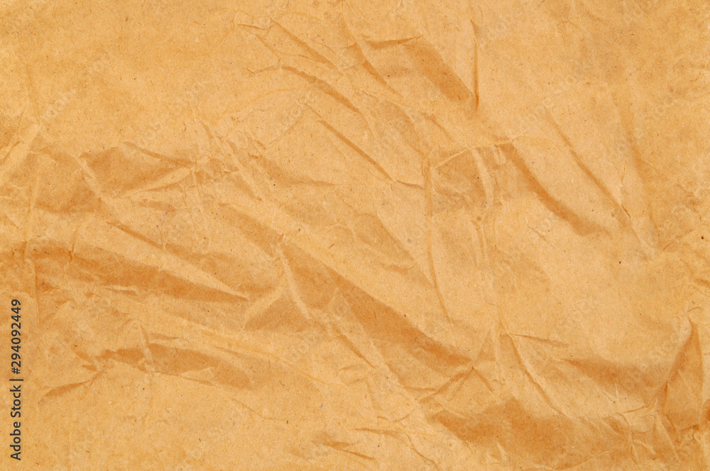 Fototapeta premium Old crumpled paper background