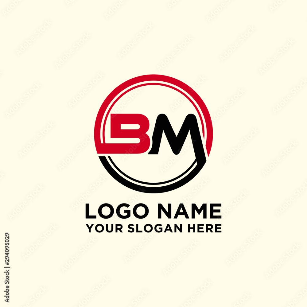 Circle logo with the letter BM inside. letters connecting with circles. Logo circle modern abstract Circle logo with the letter BM inside. letters connecting with circles. Logo circle modern abstract