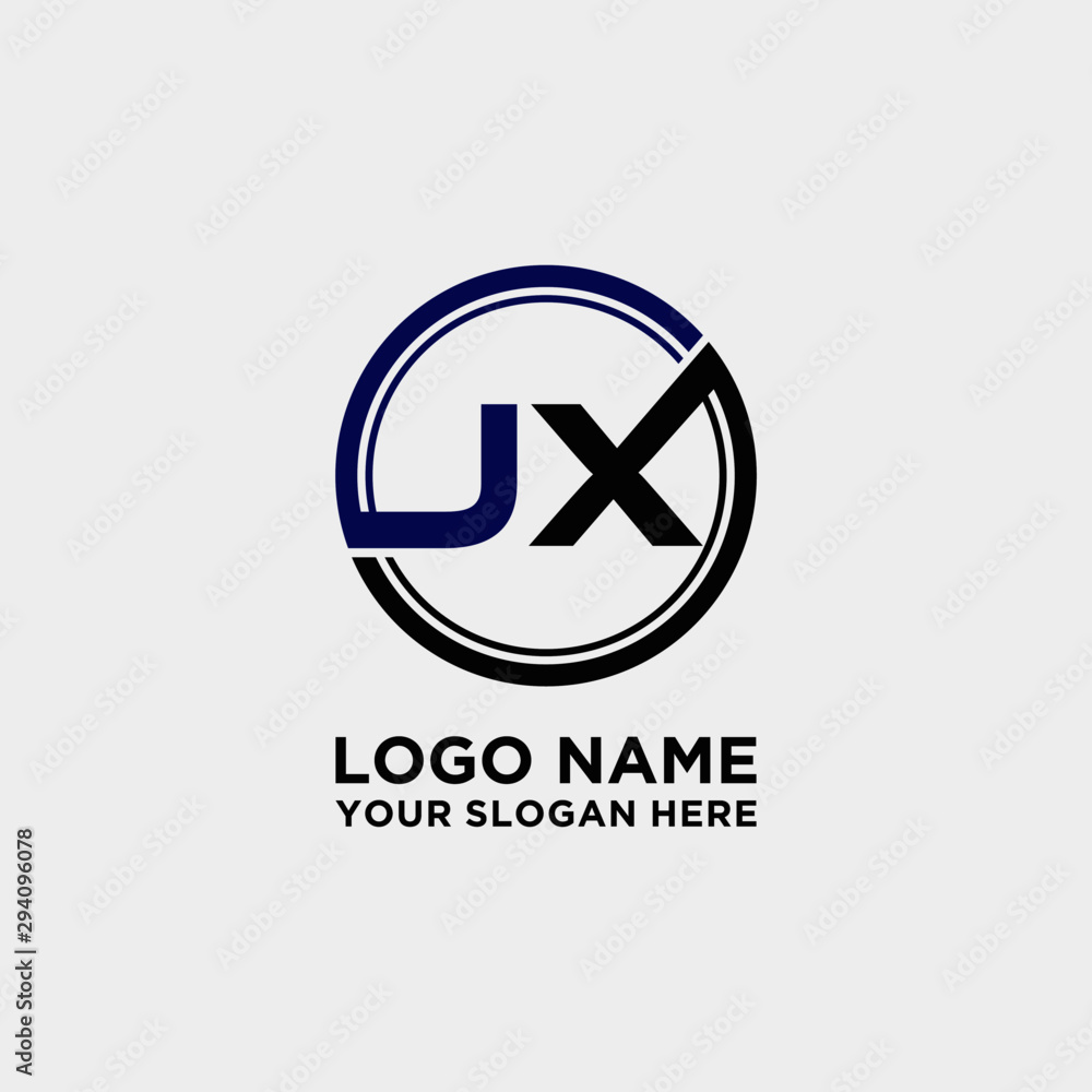 Circle logo with the letter JX inside. letters connecting with circles. Logo circle modern abstract Circle logo with the letter JX inside. letters connecting with circles. Logo circle modern abstract