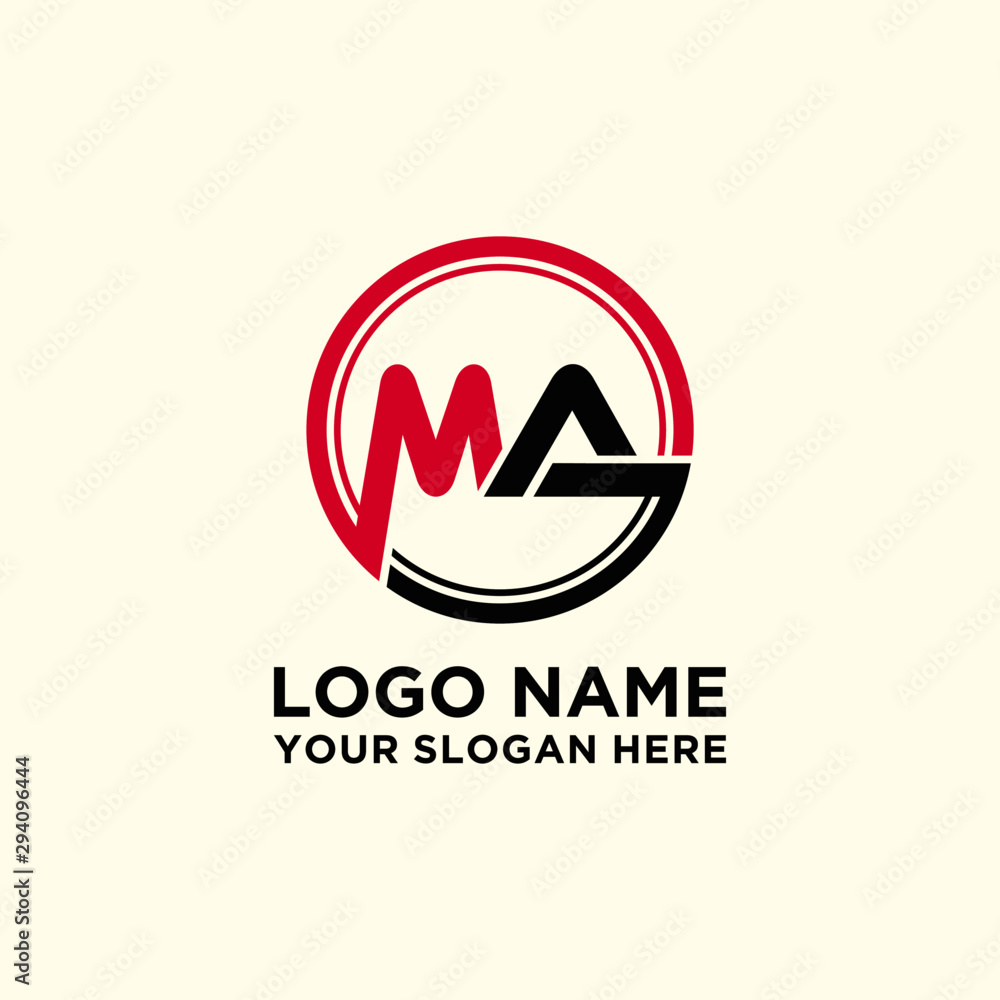 Circle logo with the letter MA inside. letters connecting with circles. Logo circle modern abstract Circle logo with the letter MA inside. letters connecting with circles. Logo circle modern abstract