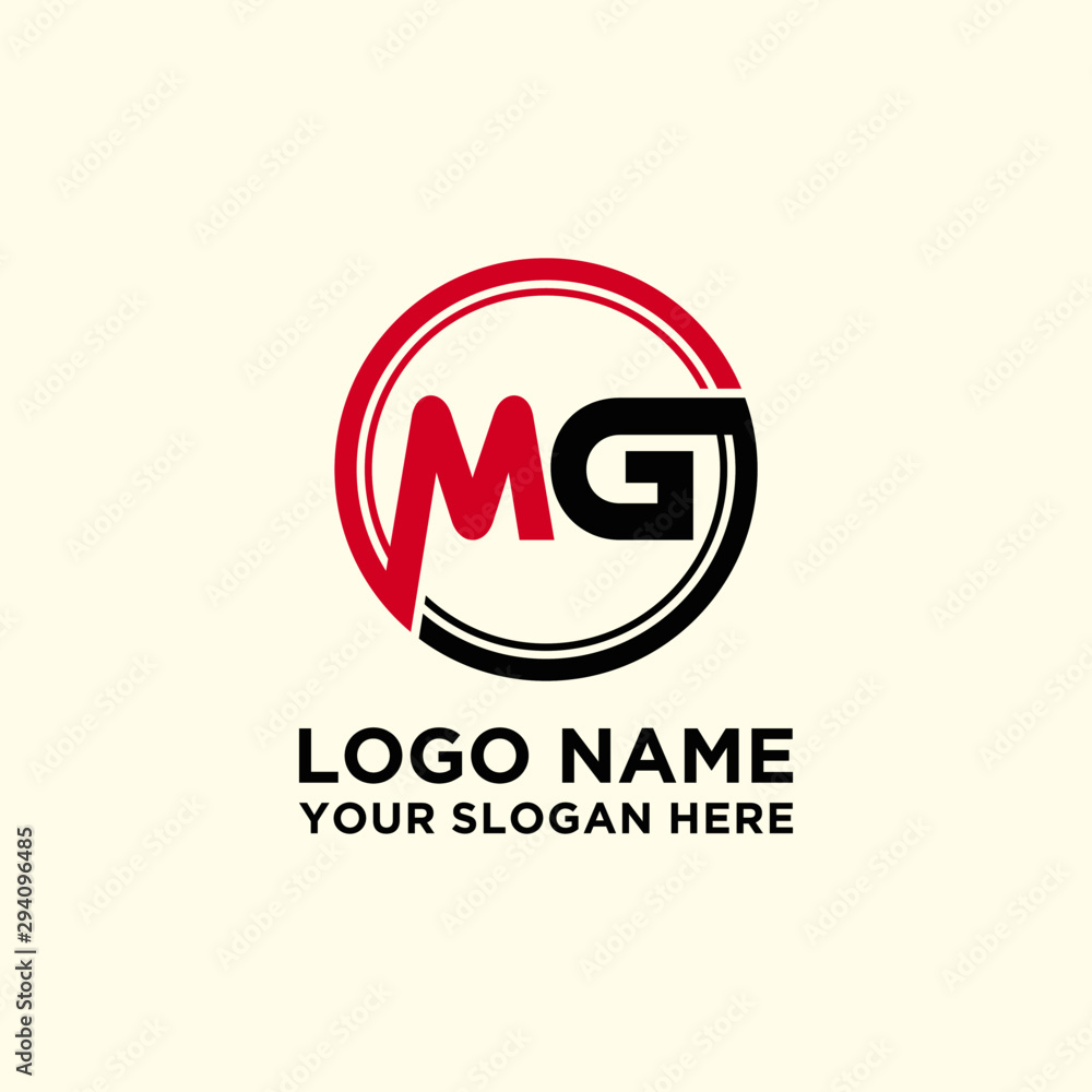 Circle logo with the letter MG inside. letters connecting with circles. Logo circle modern abstract Circle logo with the letter MG inside. letters connecting with circles. Logo circle modern abstract
