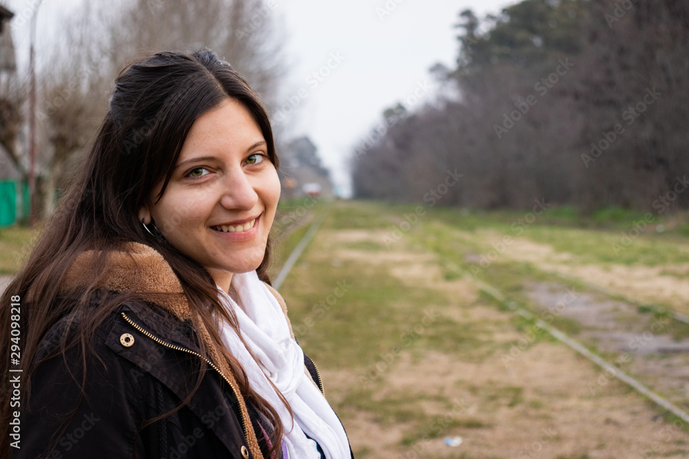 Modelo mujer ojos verdes