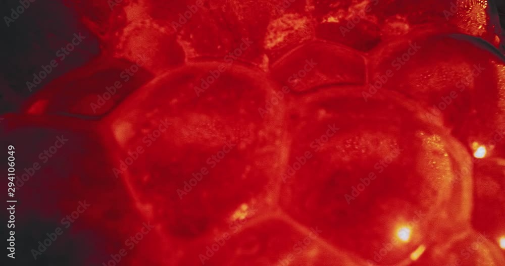 Hot Magma Boiling Surface with Bubbles. Abstract Art composition. Macro. Hot Magma Boiling Surface with Bubbles. Abstract Art composition. Macro.