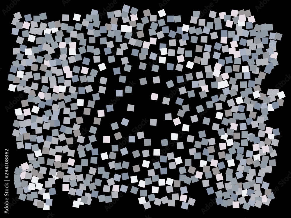 Fototapeta premium Abstract silver squares for holidays.