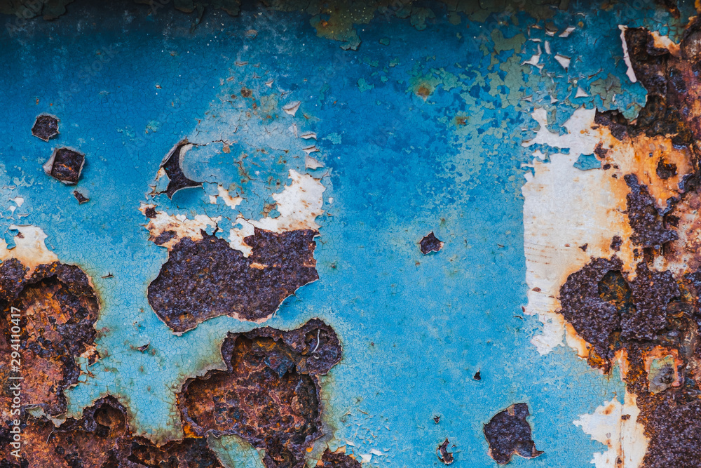 Blue and white metal background,Rusty metal background Blue and white metal background,Rusty metal background