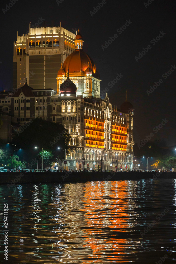 Taj Hotel in Night ,Mumbai,Maharashtra,India