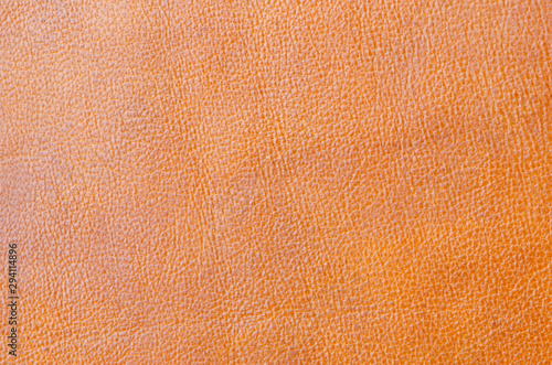 Genuine leather  texture closeup background, brown color © Galina